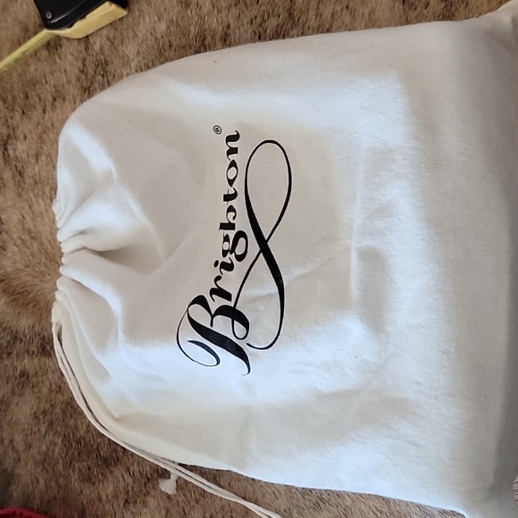 Brighton Brown Croc Leather Shoulder Bag - Picture 15 of 15